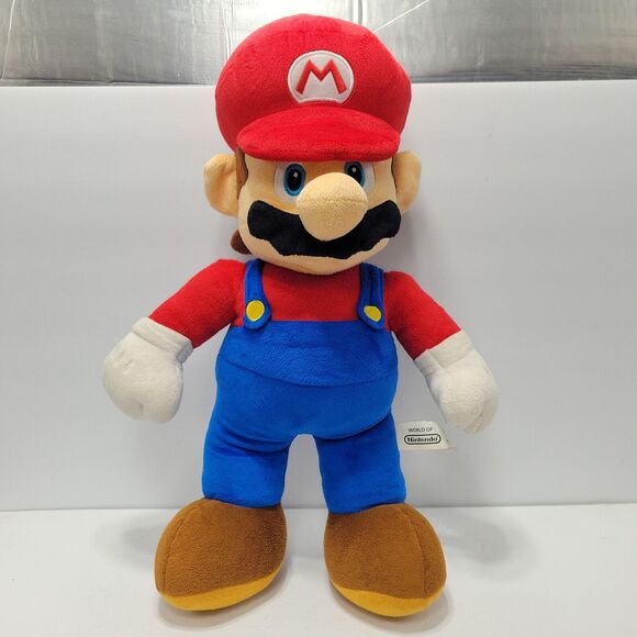 Super Mario World of Nintendo Jumbo 20 Inch Plush Mario - Picture 1 of 6